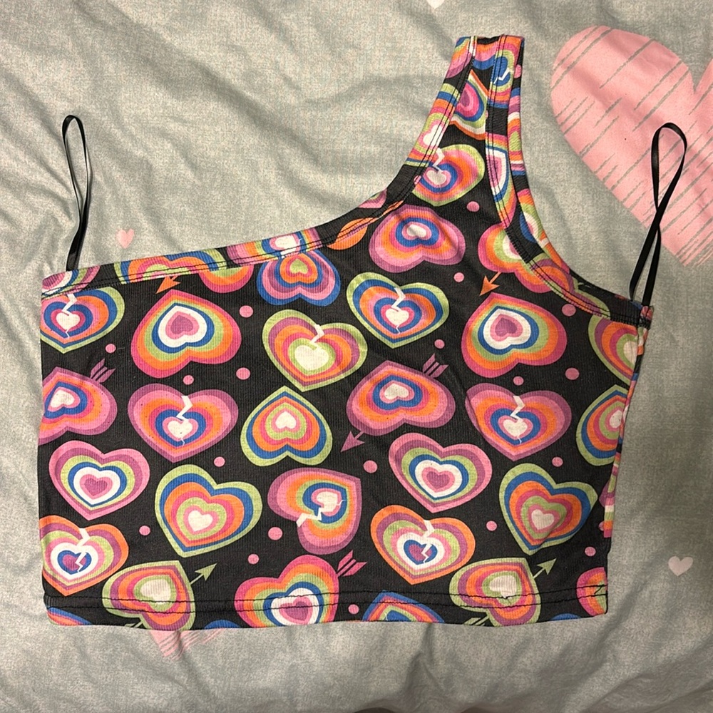 Cropped One Strap top